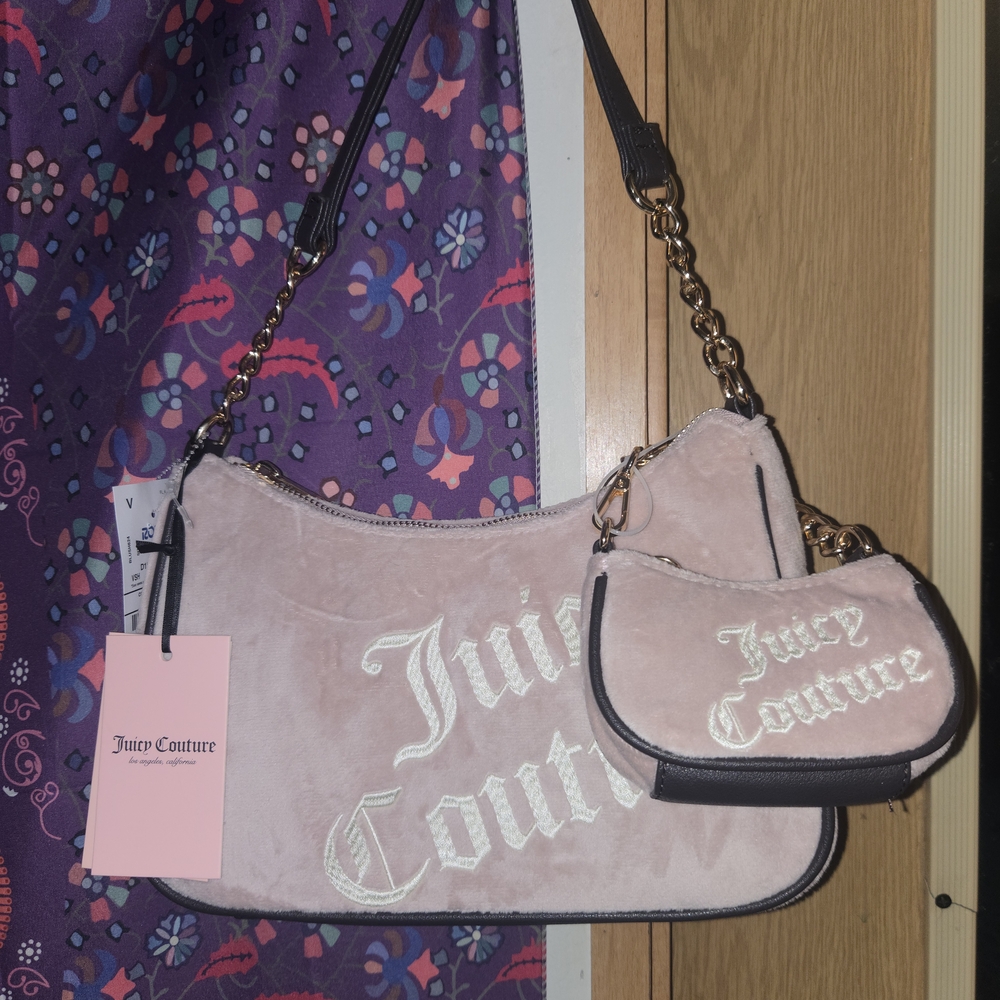 Juicy Couture Pink Shoulder Bag Set